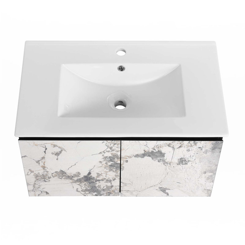 Floating Wall-Mounted Bathroom Vanity