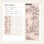 Papier peint vintage toile de Jouy crème beige à motifs de cerfs et d'oiseaux-1683152639