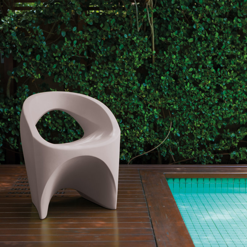 Tramontina Jet Polyethylene Lounge Chair, Grey