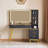Makeup Vanity Desk with Mirror, Lights & Drawer-121225866-121225867