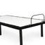 Full Adjustable Metal Base Bed In Grey, Head Up Feature By Wired Remote Operation, Joint Stress, 73.01 In. Depth, 52.61 Width, 14.95 Height, 79.8 Lb Control Utilization, Alleviate Discomfort, D, W,