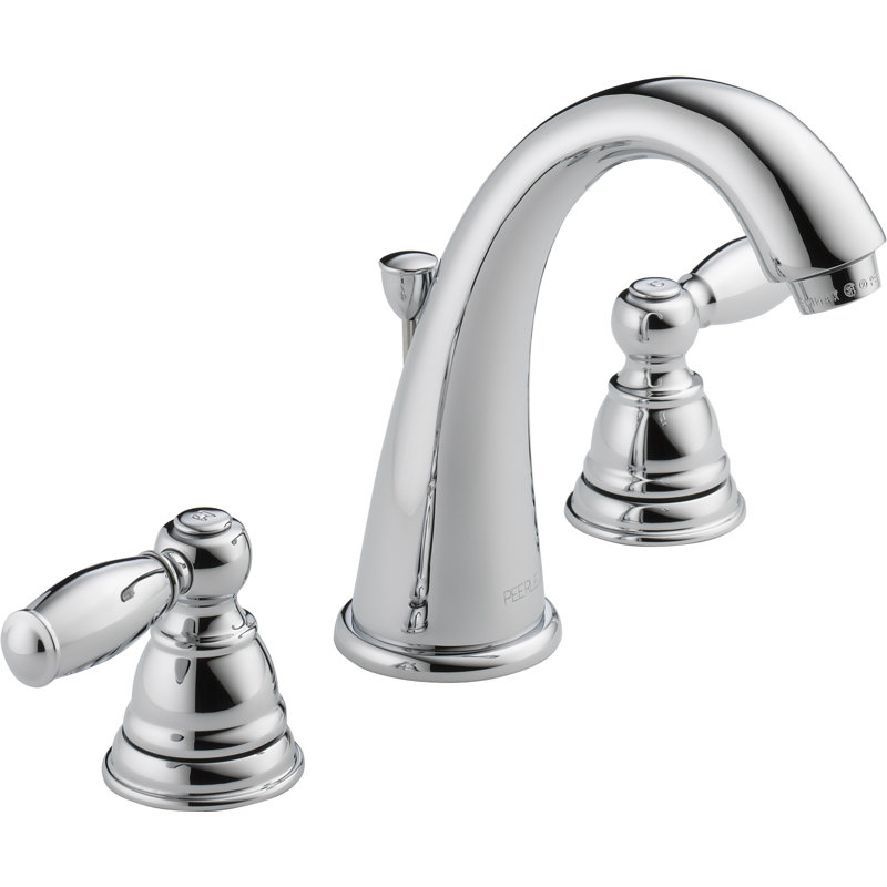 Claymore 2-handle Bathroom Faucet with Drain Assembly, Chrome