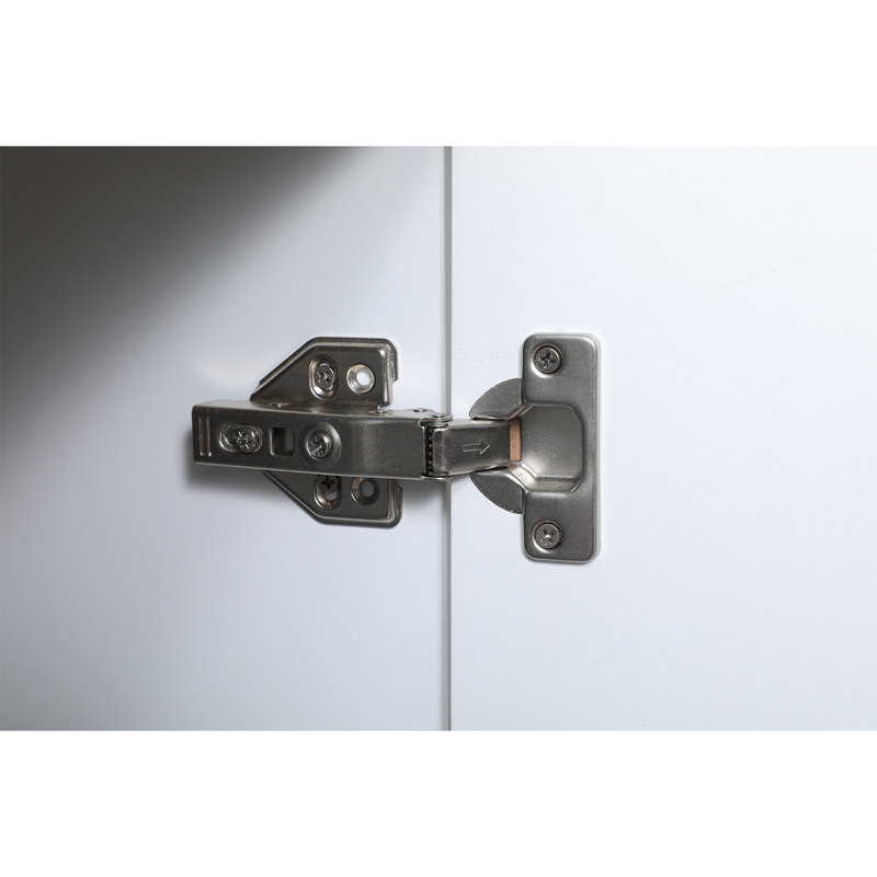 Meuble-lavabo simple 30 po blanc avec lavabo en céramique