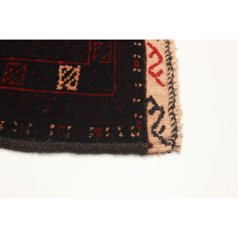 Tapis brun Teimani 3 pi 0 po x 5 pi 3 po
