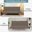 Futon convertible en tissu avec lin Harvyn 66,14 po-87051701