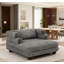 Canapé-lit rembourré surdimensionné en chenille surdimensionné et confortable-1776169740