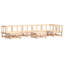 8 Piece Garden Lounge Set Solid Wood Pine