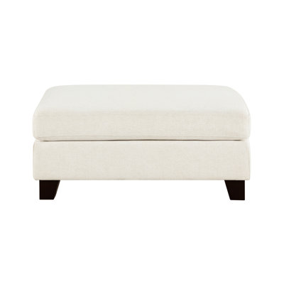 Modern Living Room Rectangle With Upholstery, Solid Wood Legs, Foam Cushion, 40.5"x30"x18"h, 300lbs Limit, Primary Upholstered Frame, Pocket Coils, Padding, Capacity, Decor