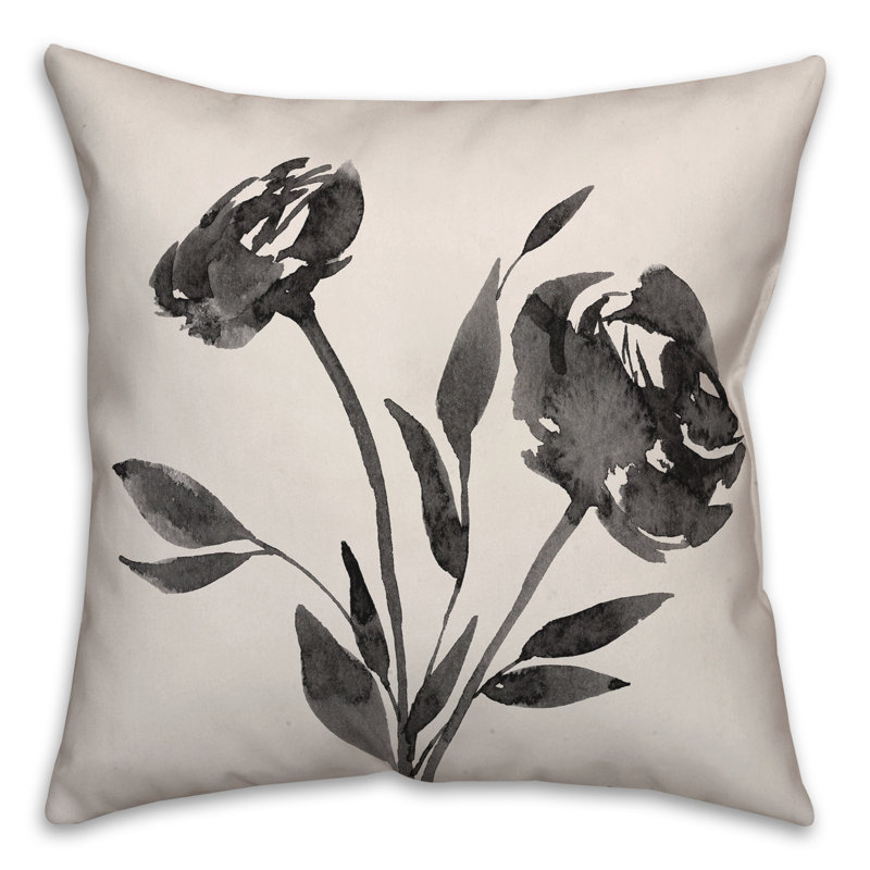 Housse et insert de coussin carré Inky