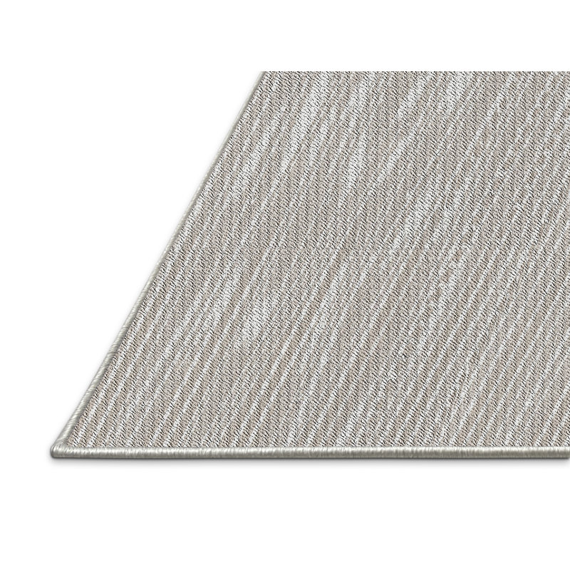 Tapis gris à motif abstrait Schade, Rectangle 5 pi x 7 pi