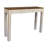 Hand-crafted Solid Wood White Washed Console Table With Drawer