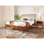 Plateforme en bois de bambou massif avec tête de lit haute de 46,5 po, cadre de lit bohème avec lattes de bois et support en métal, style Mid-Century moderne, aucun sommier tapissier requis-1678284424-1799696281
