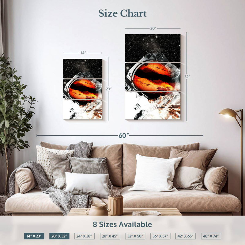 Oberle Mars Odyssey, 32" H x 20" W