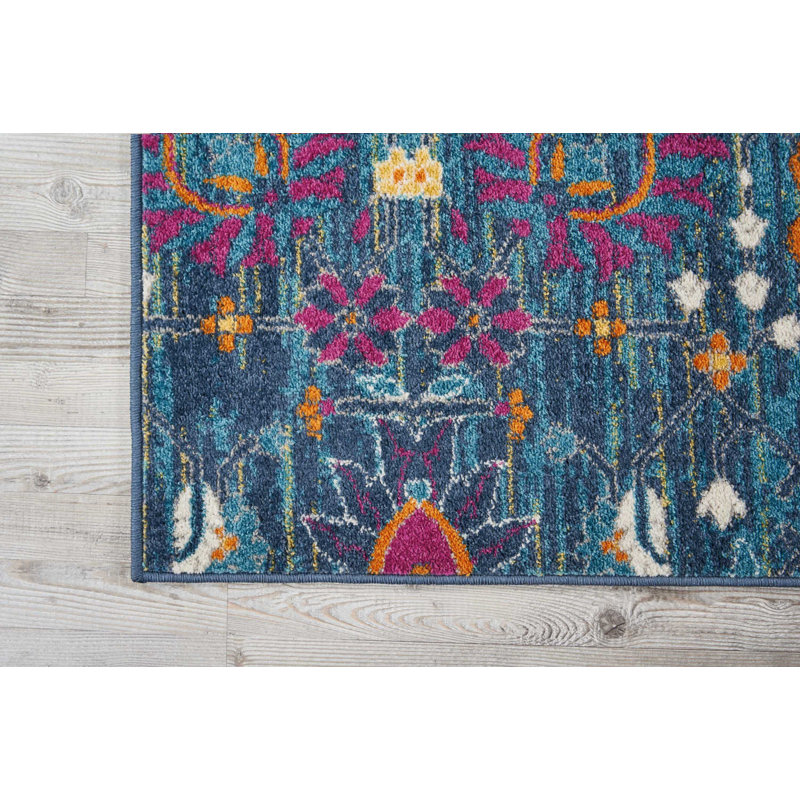 Floral Indoor Rug, Rectangle 8' x 10'