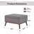 78'' Square Arms Sofa With Ottoman-45835973