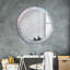 Huldar Glass Flat Wall Mirror