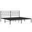 Structure de lit en métal Dapo, robuste, sans matelas-975503382-975503381