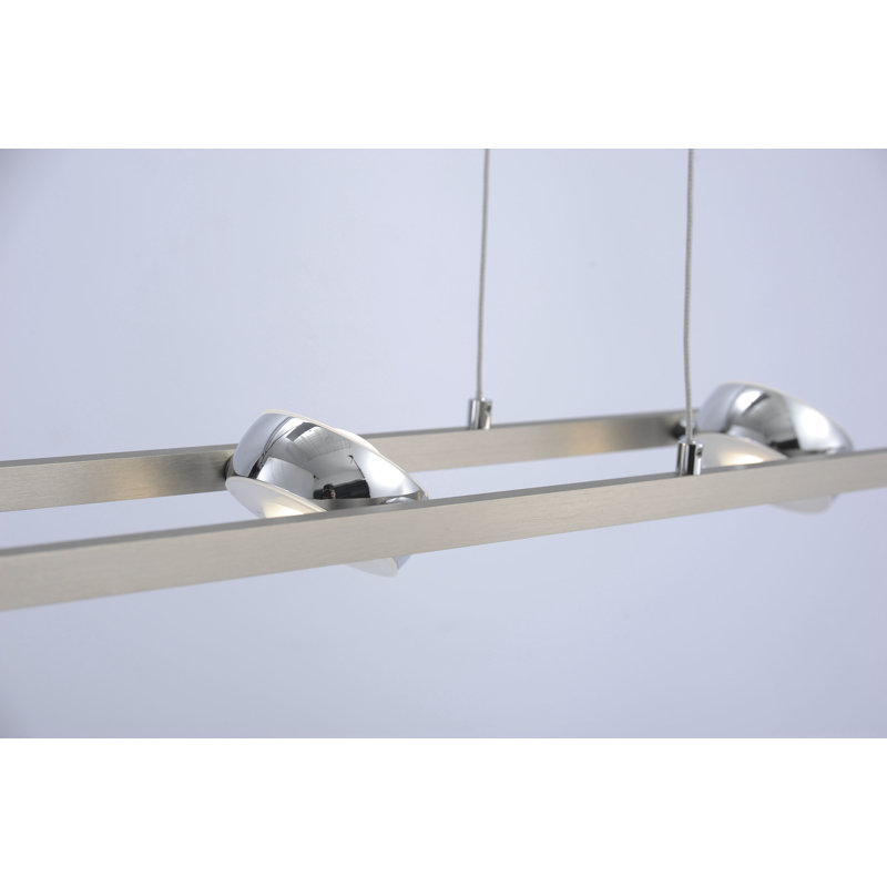 Haydee 8 - Light Silver LED Kitchen Island Pendant