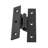 Cast Iron H Style Face Mount Hinge