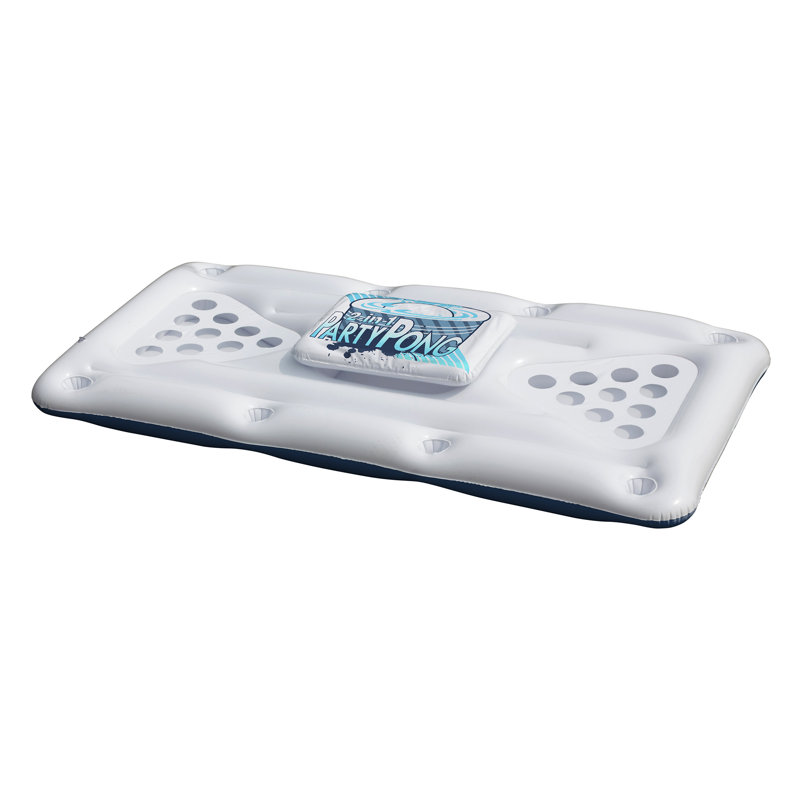 Jeu de pong flottant pour piscine avec glacière intégrée - 76,5 po