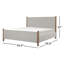 Warren Queen Bed Beige-277095220