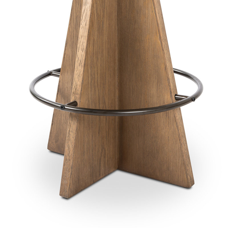 Damon Swivel Stool-Sapphire Khaki-Counter, Brown, Bar Stool (31" Seat Height), Surrey Plum