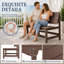 Banc de jardin convertible en PEHD 2 en 1 et table de pique-nique-133682982