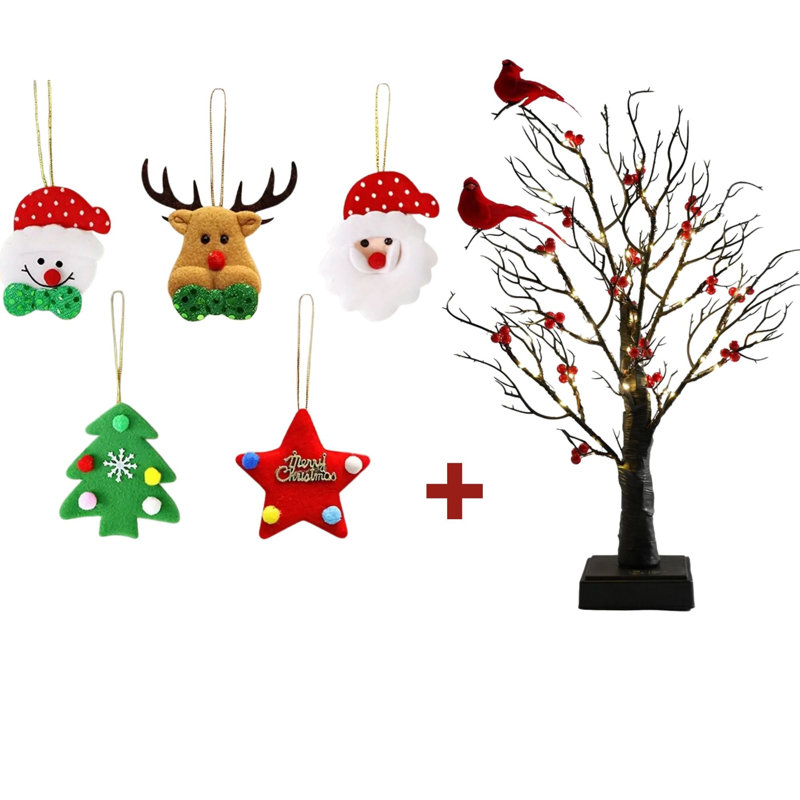1.97' H Lighted Artificial Christmas Tree