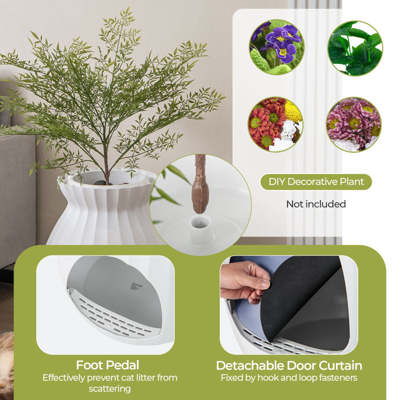 Plastic Litter Box Enclosure