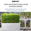 Frostproof, Concrete Effect Garden Planter Pot with Drainage Holes-1872883234-1872882624