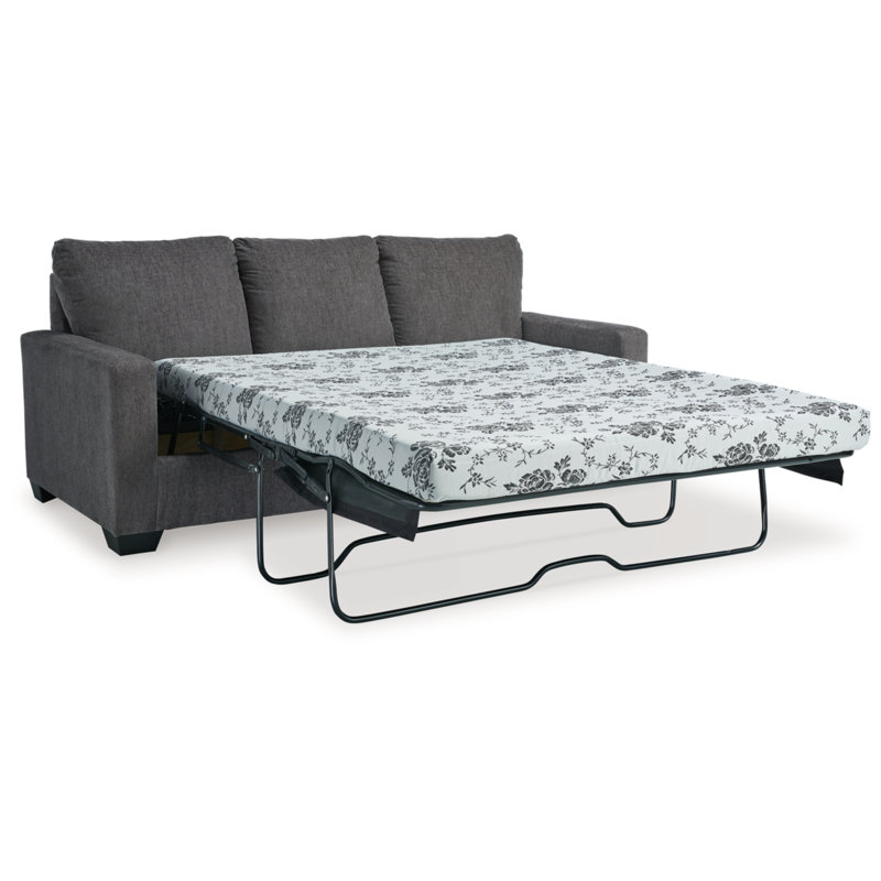Clorene Upholstered Sleeper Sofa, 39" H x 85" W x 40" D, Pewter Gray