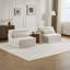 Canapé modulaire convertible modulaire Mahjong - Molleton doux, mousse mémoire haute densité, sans assemblage