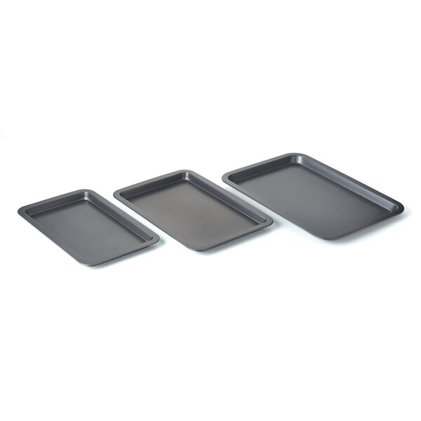 Nifty Home Products Betty Crocker Non-Stick Steel 3 Piece Baking Sheet Set  & Reviews