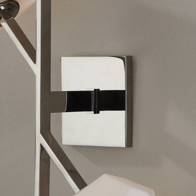 Applique murale Tring par PEMBROOKE & IVES, Nickel poli