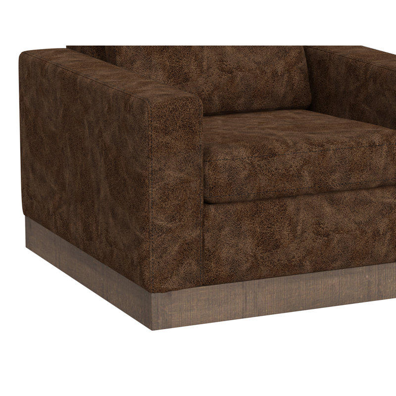 Leilarose 38,25 de large, Mélange de polyester hickory