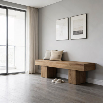 Modern End of Bed Bench,Dining Bench,Stable Entryway Bench
