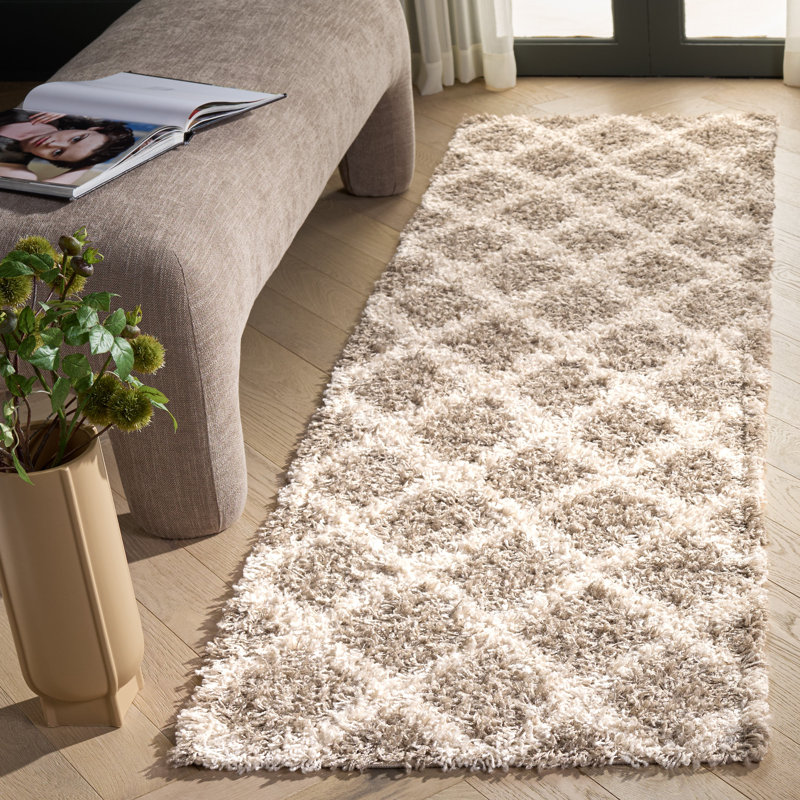 Skyleen Shag Performance Geometric Rug, Runner 2'3" x 8'