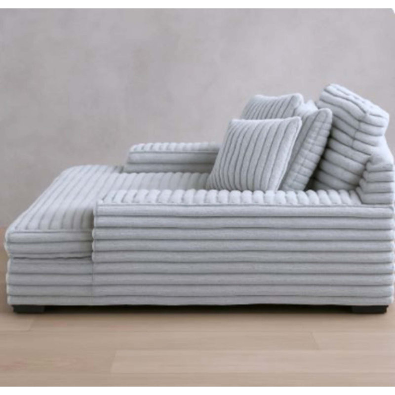 Fauteuil Man Wah Presley, Gris clair