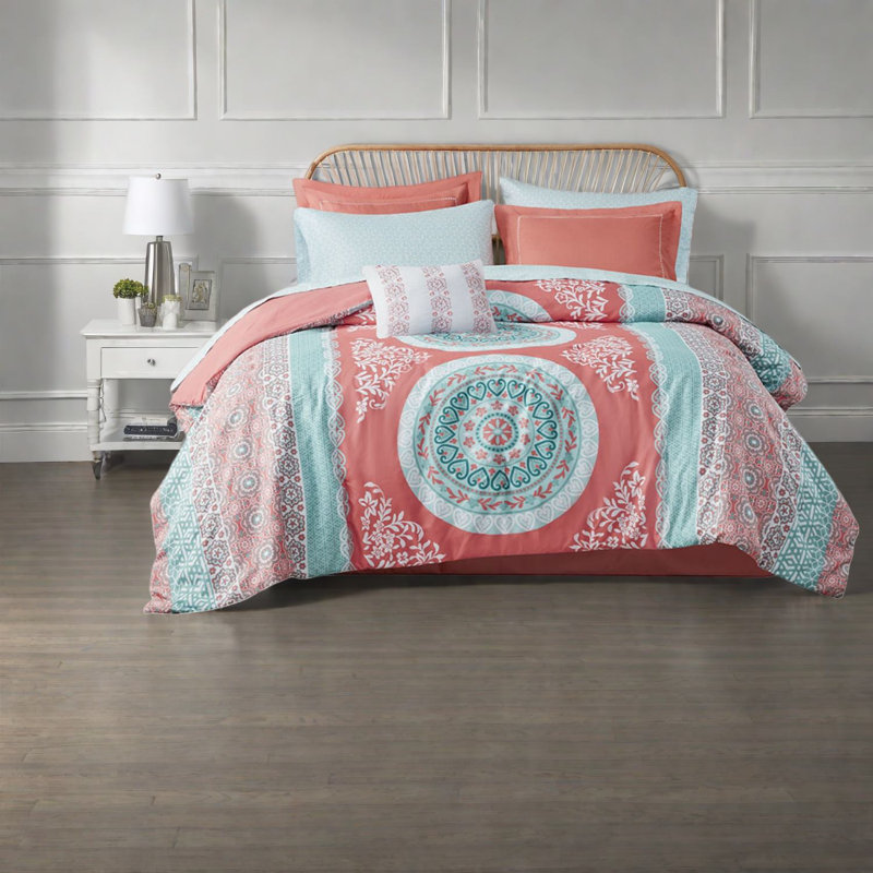 Ensembles de literie complets, médaillon boho en polyester, maison moderne