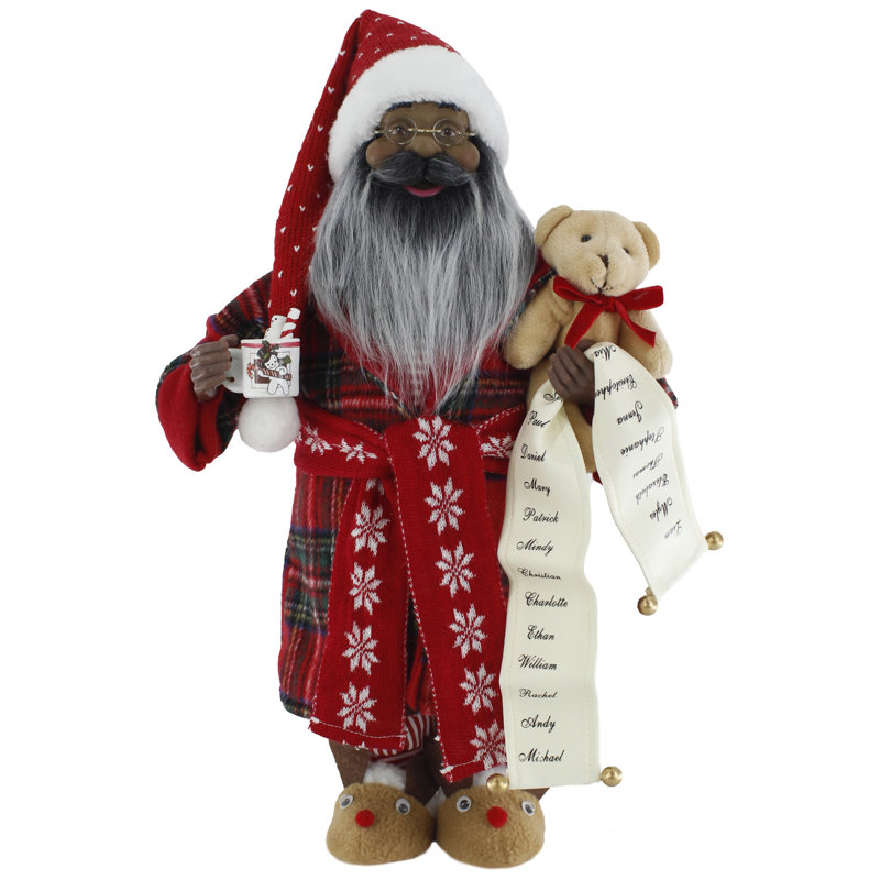 Père Noël pantoufles 16 po