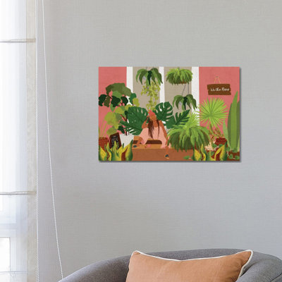 Plant Mom by Reyna Noriega - Print on Canvas