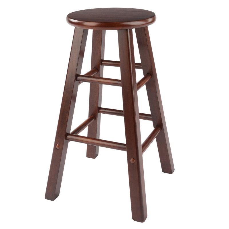 Tabouret de bar Azaya, Tabouret de bar (hauteur de siège de 29,1 po), Noyer, 2