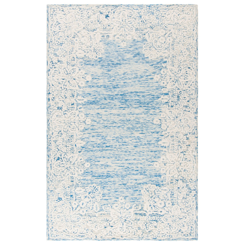 Ocala Hand Tufted Wool Oriental Rug, Rectangle 5' x 8'