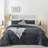 Ensemble d'édredon Fluffy pour lit simple 2 pièces - Ensemble de literie réversible en molleton beige-103520991-103520990