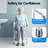 Adjustable Raised Toilet Seat with Cushion