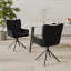 Chaise de salle à manger pivotante 2 pièces Samarth-1416304285