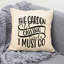 Amusant jardin citation 444 - Coussin décoratif inclus-292217368