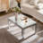 Silver Coffee Tables for Living Room