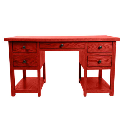 Modern Oak Solid Wood Computer Desk