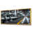 Toile avec cadre flottant or